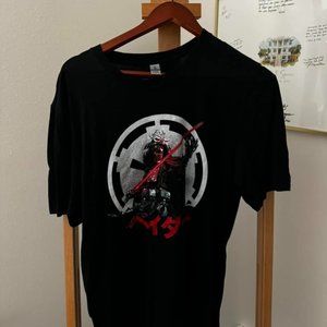 Star Wars VISIONS MANGA VADER BLACK TEE